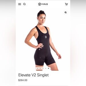 Virus Singlet powerlifting, competition or training. Size Large.